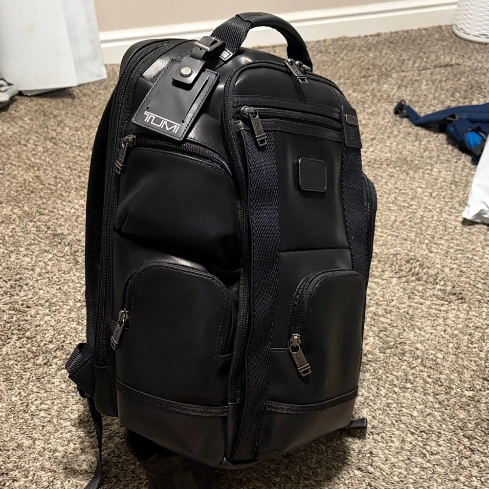 Tumi Alpha Bravo Hedrick Black Backpack
